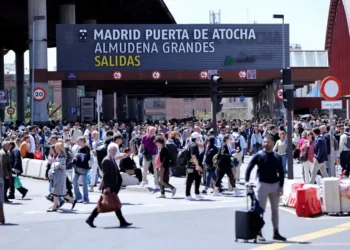 El caos se apoderó de las calles en varias ciudades españolas/AFP