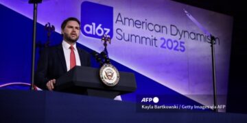 El vicepresidente estadounidense, J. D. Vance