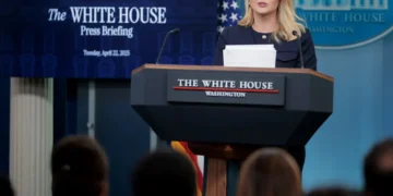 La portavoz de la Casa Blanca, Karoline Leavitt