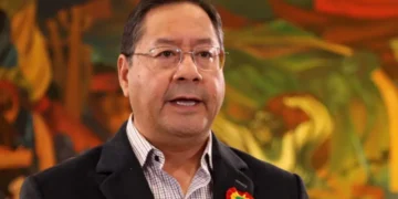 El presidente Luis Arce