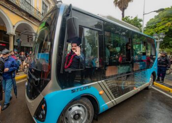 Esta semana comienzan las pruebas del bus eléctrico.