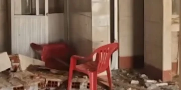 La explosión provocó daños materiales/ Captura de video