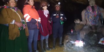La fotógrafa boliviana Daniela Balcázar visitó la Mina Milluni.