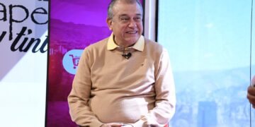 Saúl Lara en Piedra, Papel y Tinta. Foto: La Razón.