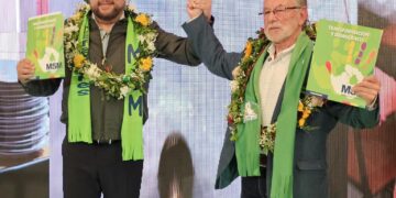 El precandidato Samuel Doria Medina y el exalcalde paceño Juan del Granado. Foto: RRSS
