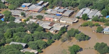 El Viceministerio de Defensa Civil realizó el sobrevuelo en las regiones afectadas por las lluvias.