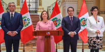La presidenta Dina Boluarte hizo el anuncio