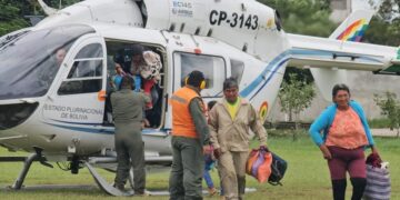 Los evacuados recibieron atención médica