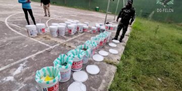 La droga incautada