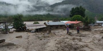 Una mazamorra ingresó a la comunidad Santa Rosa de Pata en el municipio de Apolo.