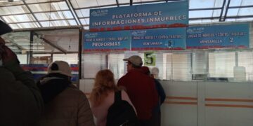 Oficina de Recaudaciones en El Alto.