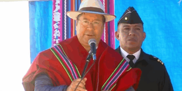 El presidente Luis Are en Oruro