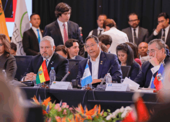 El presidente Luis Arce en la Celac.