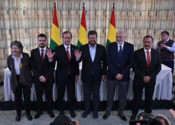 Los miembros del llamado Bloque de Unidad en una fotografía reciente.
