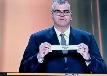 El momento justo en el que sale el bolillero de Bolívar para el grupo G