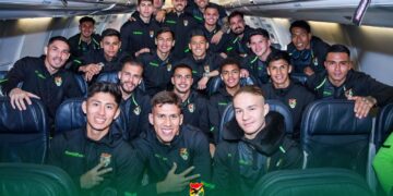 Los jugadores de la selección boliviana ya están en Lima