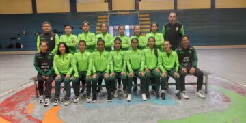La formación del seleccionado boliviano.