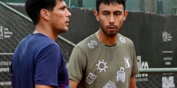 Federico Zeballos y Boris Arias en Campinas, Brasil.