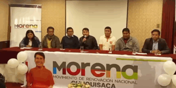 El gobernador Damián Condori.