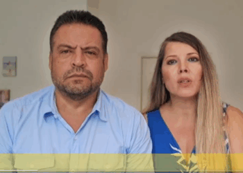 El exalcalde de La Paz Luis Revilla y su esposa Maricruz Ribera aparecen en un video difundido por las redes sociales.