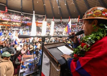 El presidente Luis Arce participa de su proclamación en Potosí.