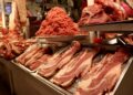 Venta de carne en un mercado. Foto: Archivo