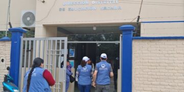 Frontis de la Dirección Departamental de Educación de Cochabamba.