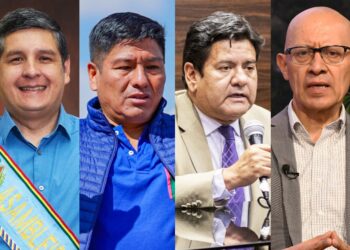 Sergio de la Zerda, Grover García, Mauricio Muñoz y Roberto Moscoso