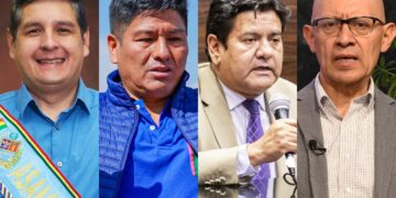 Sergio de la Zerda, Grover García, Mauricio Muñoz y Roberto Moscoso