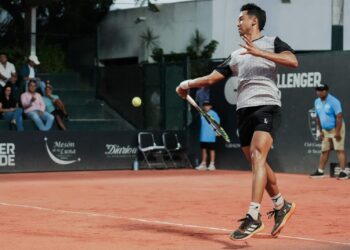 El tenista beniano Hugo Dellien