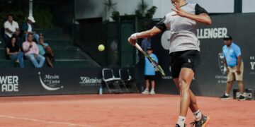 El tenista beniano Hugo Dellien