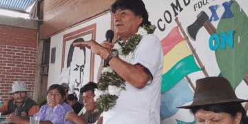 El expresidente Evo Morales en Chimoré