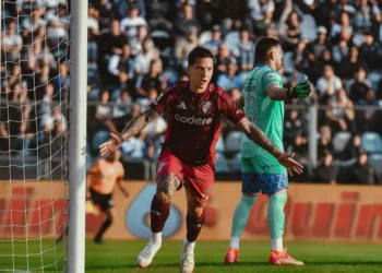 Driussi celebra su gol
