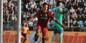 Driussi celebra su gol
