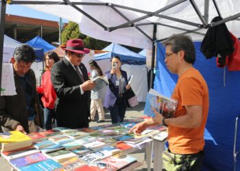 Una imagen de la Feria Cultural del Libro.