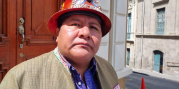 El senador Hilarión Mamani.