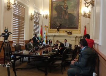 Sesión del Concejo de La Paz.