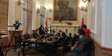 Sesión del Concejo de La Paz.