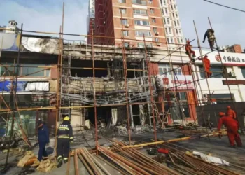El restaurante quedó destruido/CCTV