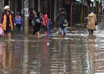 Las precipitaciones causaron inundaciones en regiones como Cochabamba. Foto: APG-Archivo.