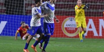 El festejo de los jugadores de GV San José