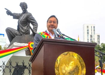 El presidente Luis Arce reivindicó este domingo la salida soberana de Bolivia al mar.