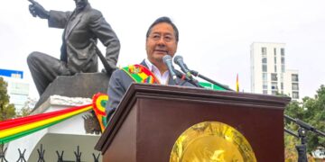 El presidente Luis Arce reivindicó este domingo la salida soberana de Bolivia al mar.