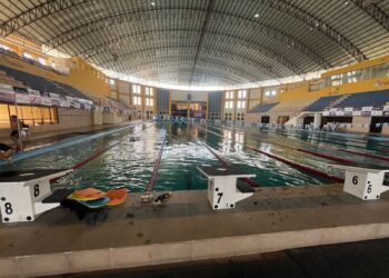Una toma general de la piscina de Sucre, donde se cumplirá uno de los nacionales.