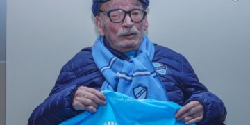 El hincha bolivarista Lisandro Navarro