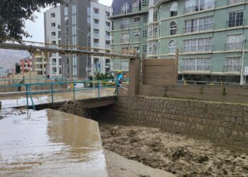 El río Huayñajahuira subió su nivel. Foto: Rubén Atahuichi.