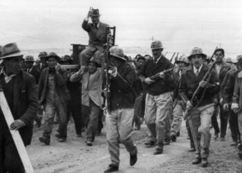 Los mineros, protagonistas de la Revolución de 1952. Foto: La Razón-archivo