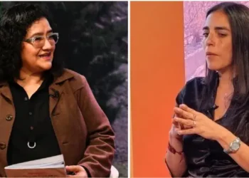 Rosario Ricaldi y Gabriela Montaño en entrevista en el programa Piedra, Papel y Tinta
