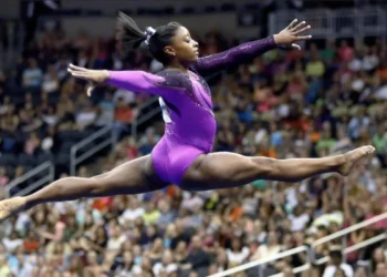 Simon Biles en competencia