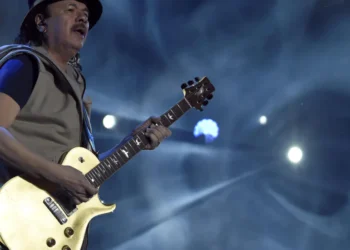 Carlos Santana. FOto: AFP